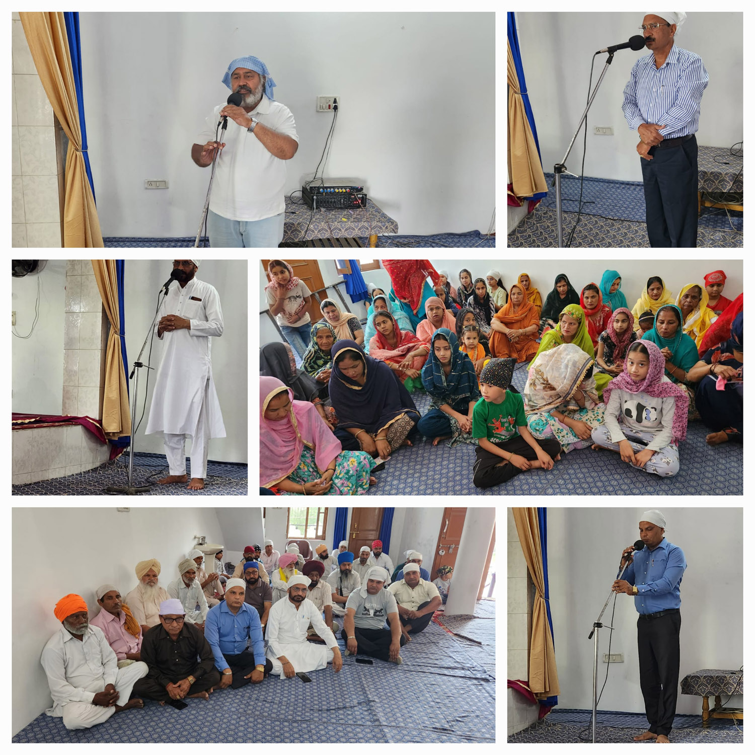 Village Dansiwal residents celebrate Dr. BR Ambedkar's birthday.